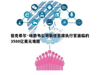伯克希尔·哈撒韦公司新任首席执行官面临的3580亿美元难题